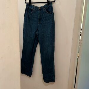 Madewell denim. Blue jeans. Baggy straight jeans. Size 30.